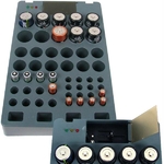Battery Organizer with Tester Rechargeable Alkaline batteries as seen on TV