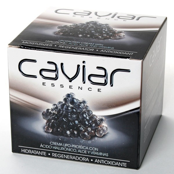 crema cu caviar bandă cu logo cremă anti-îmbătrânire