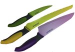 Pack of 3  Nonstick Slice Knives | As Seen on TV