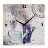 Wall Clock. Made of Lino on Wooden frame