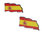 Spanish Flag Sticker for Decorating the car