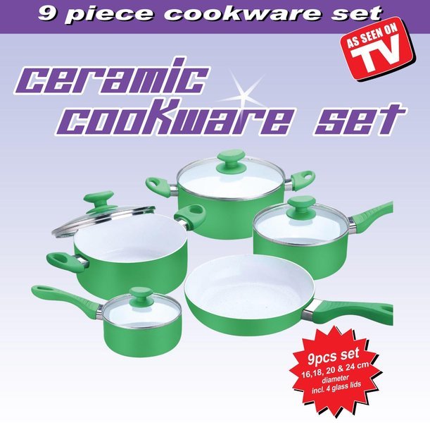 Ceramic Cookware Set As seen on TV