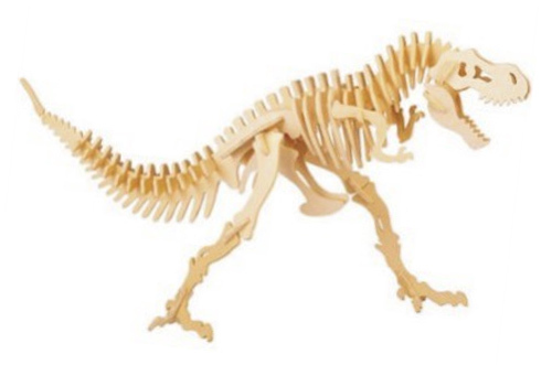 Mammoth Der Grune Punky Wooden Dinosaur Kits Assembling of Animal Skeleton 