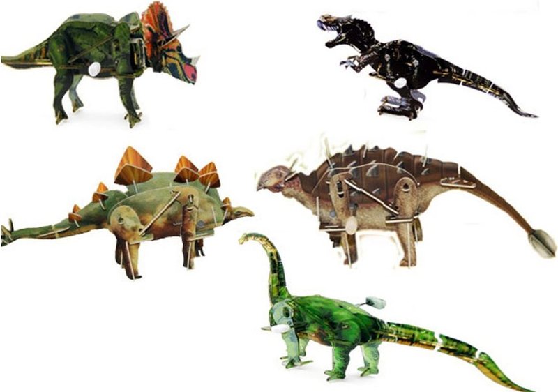 Puzzle 3D Dinosaurio con Movimiento | Oferta Precio al Mayor