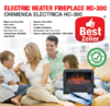 Electric Heater Fireplace BEST ZELLER HC-300