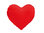 Red Heart Plush 35 cm