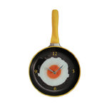 Pan with fried egg Wall Clock