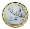 Reloj de Pared forma moneda Euro