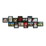 Offset Photo Frames with Black Wood